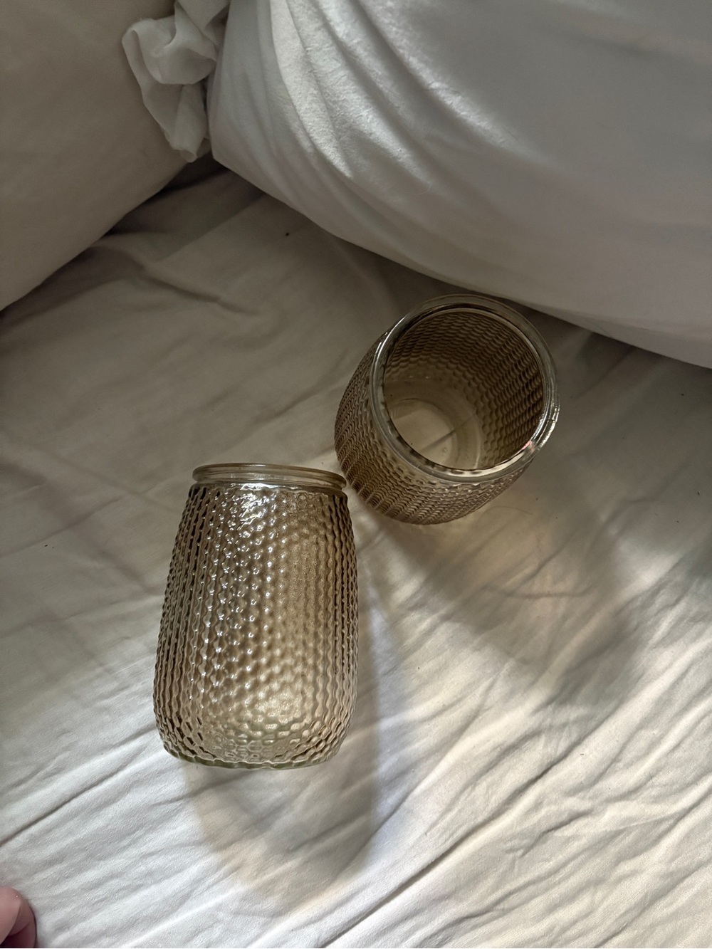 Honeycomb vases set of 2